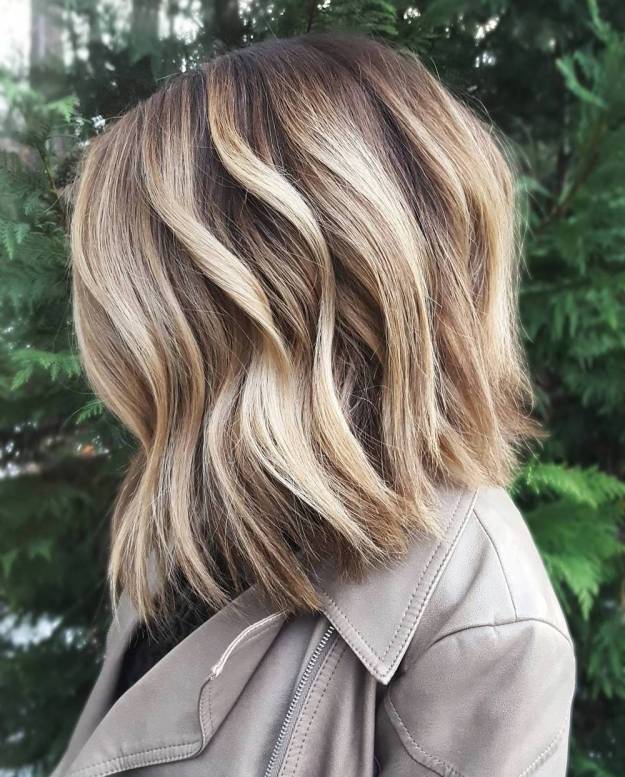 Angled Beige Bob