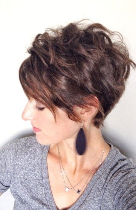 Angled Pixie Bob Haircut