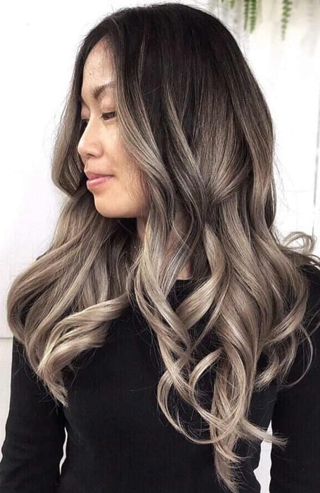 Ash Blonde Balayage