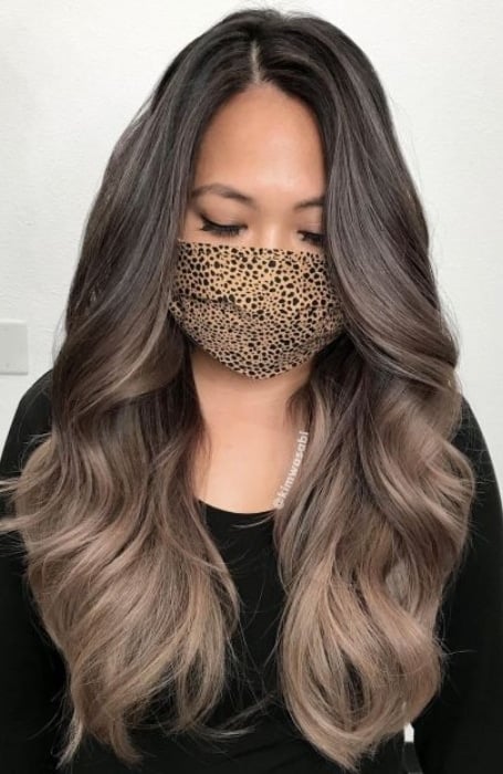 Ash Brown Balayage