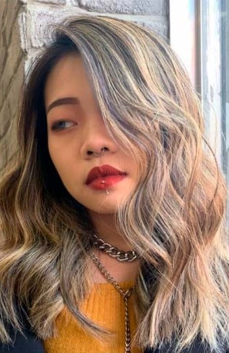 Balayage Asian Hair