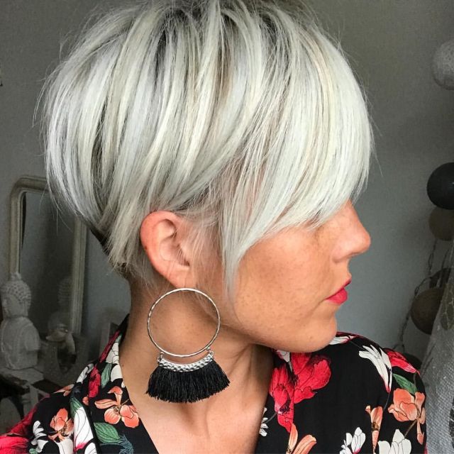best short haircut for women over 40