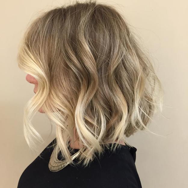 Blonde Balayage Bob