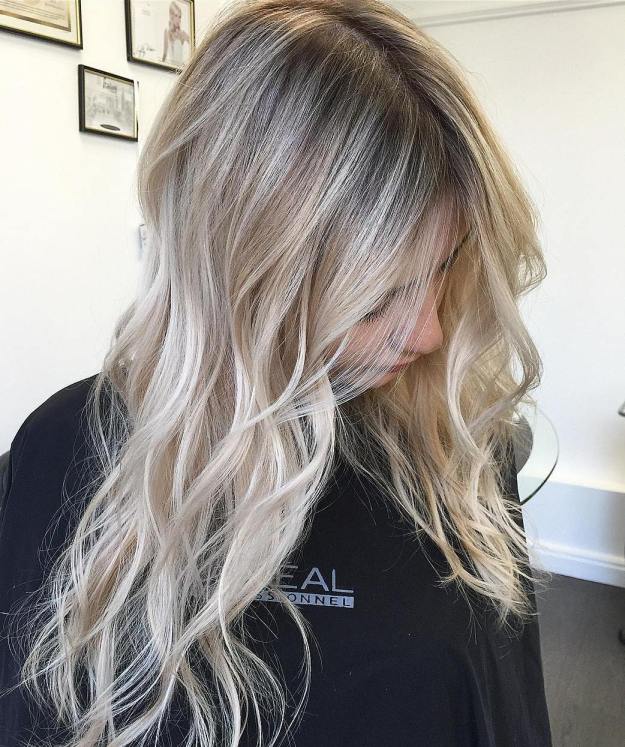 Blonde Balayage For Long Thin Hair