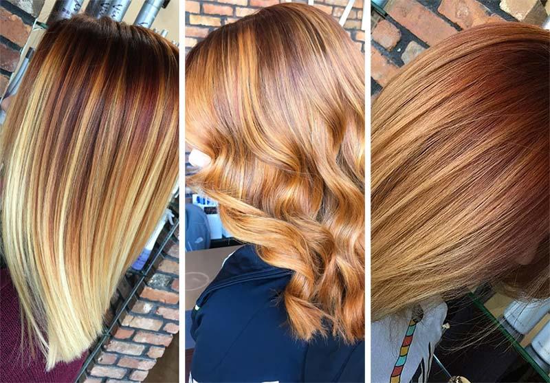 Blonde Hair Shades and Ideas: Auburn Blonde Hair Color