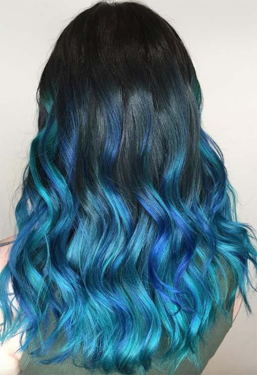 Blue Hair Color Shades: Blue Hair Dye Tips