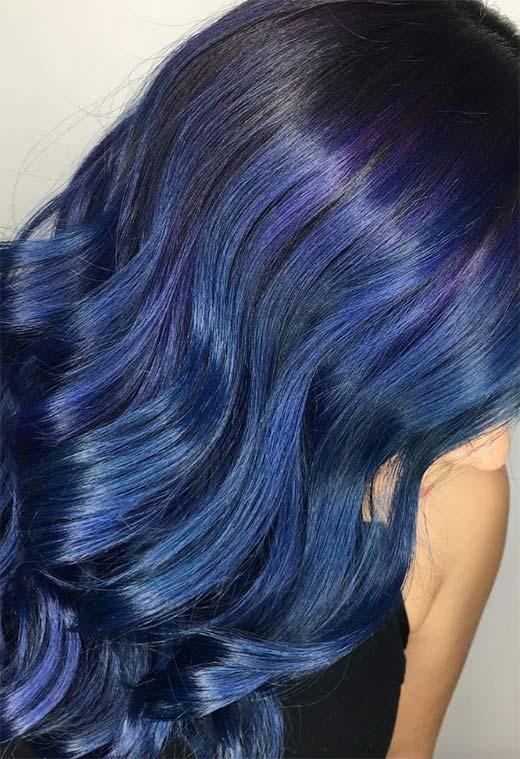 Blue Hair Color Shades: Blue Hair Dye Tips