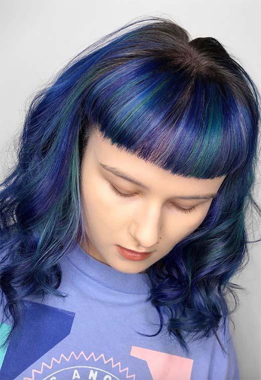 Blue Hair Color Shades: Blue Hair Dye Tips