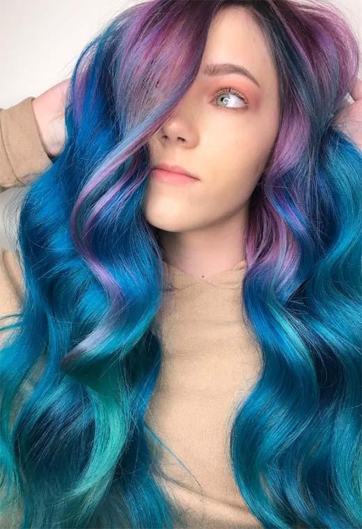 Blue Hair Color Shades: Blue Hair Dye Tips