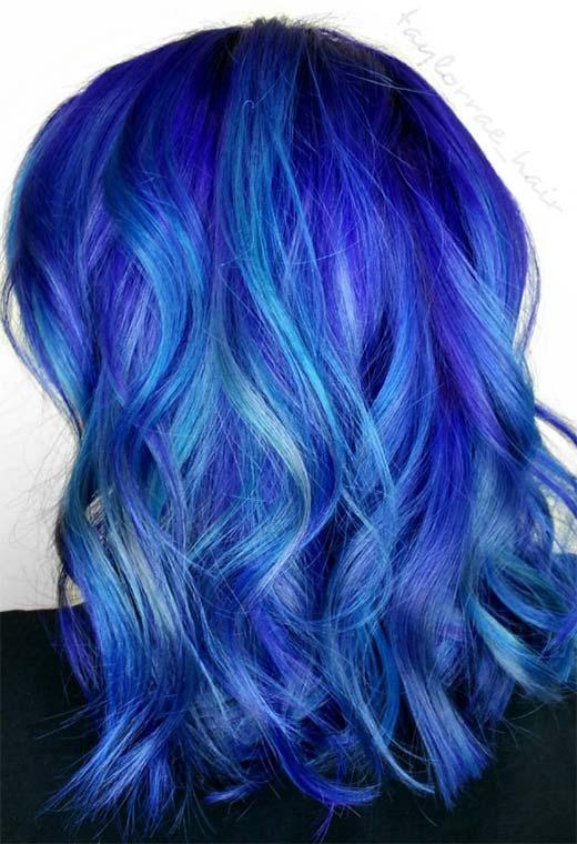 Blue Hair Color Shades: Blue Hair Dye Tips