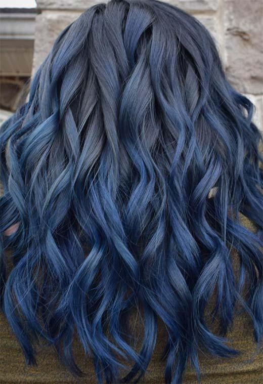 Blue Hair Color Shades: Blue Hair Dye Tips