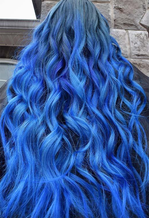 Blue Hair Color Shades: Blue Hair Dye Tips