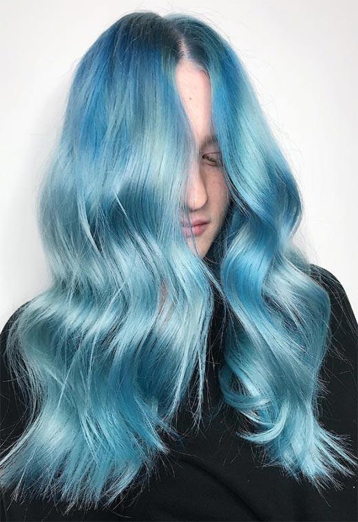 Blue Hair Color Shades: Blue Hair Dye Tips