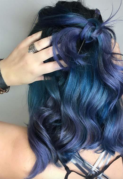 Blue Hair Color Shades: Blue Hair Dye Tips