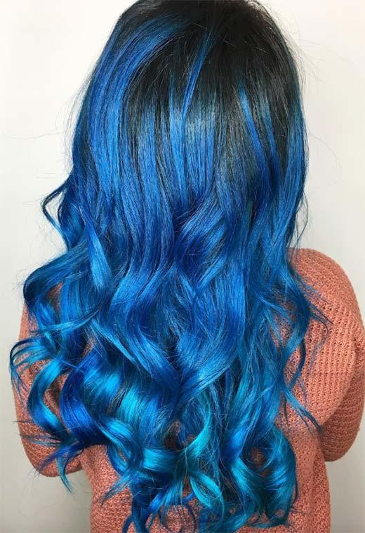 Blue Hair Color Shades: Blue Hair Dye Tips