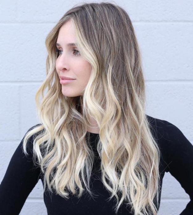 Brown Blonde Balayage For Long Hair