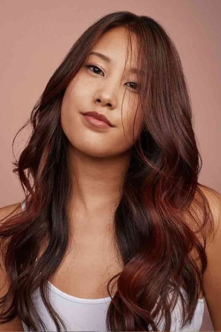 Burgundy Brown Hair