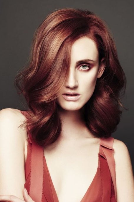 Burgundy Hair With Blonde Highlights