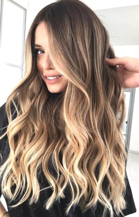 Caramel Honey Balayage Hair