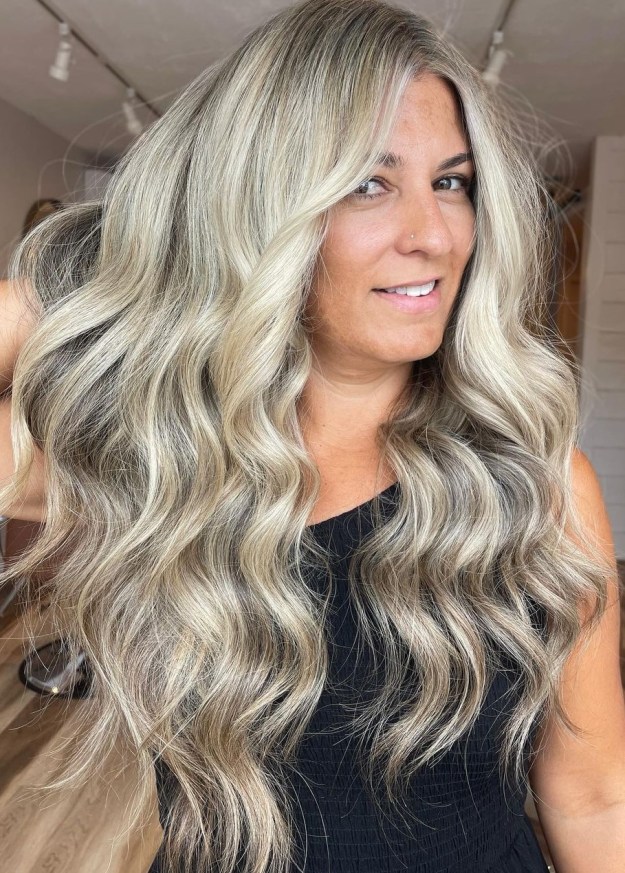 Cool Blonde Tone with Brown Underneath