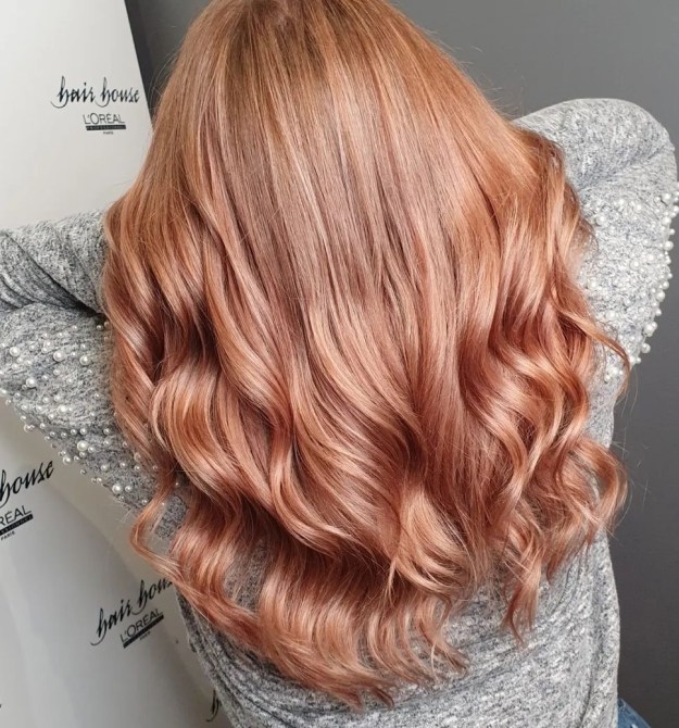 Copper Rose Gold Hair