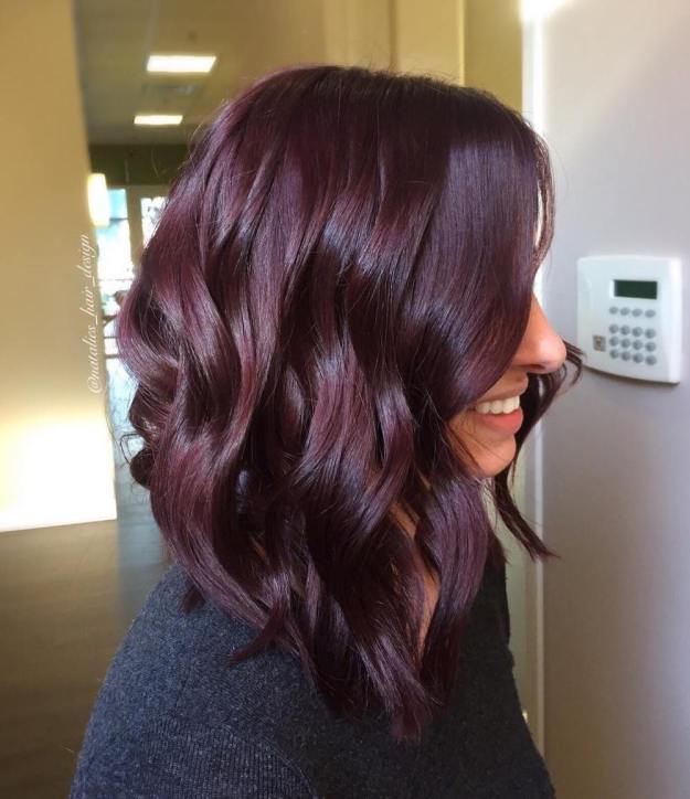 Dark Purple Layered Lob