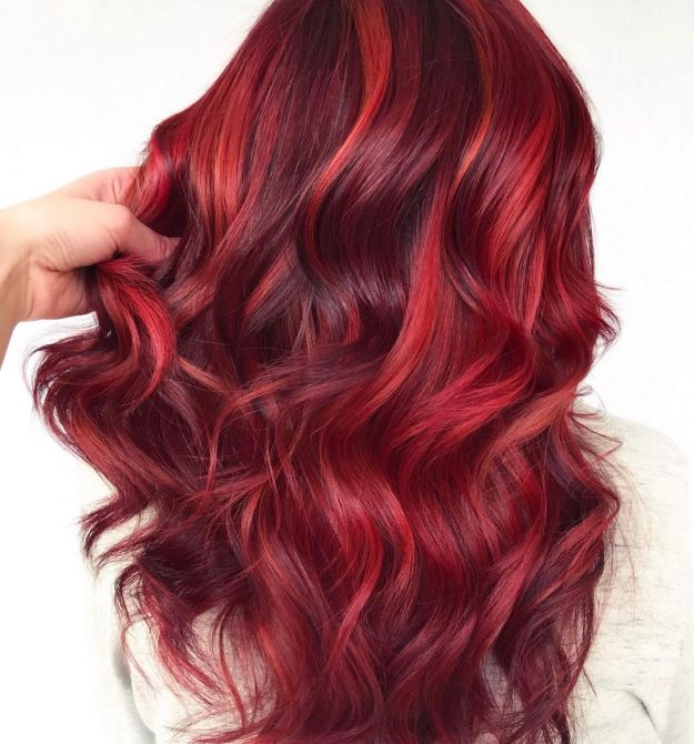 Dimensional Red Hair Color