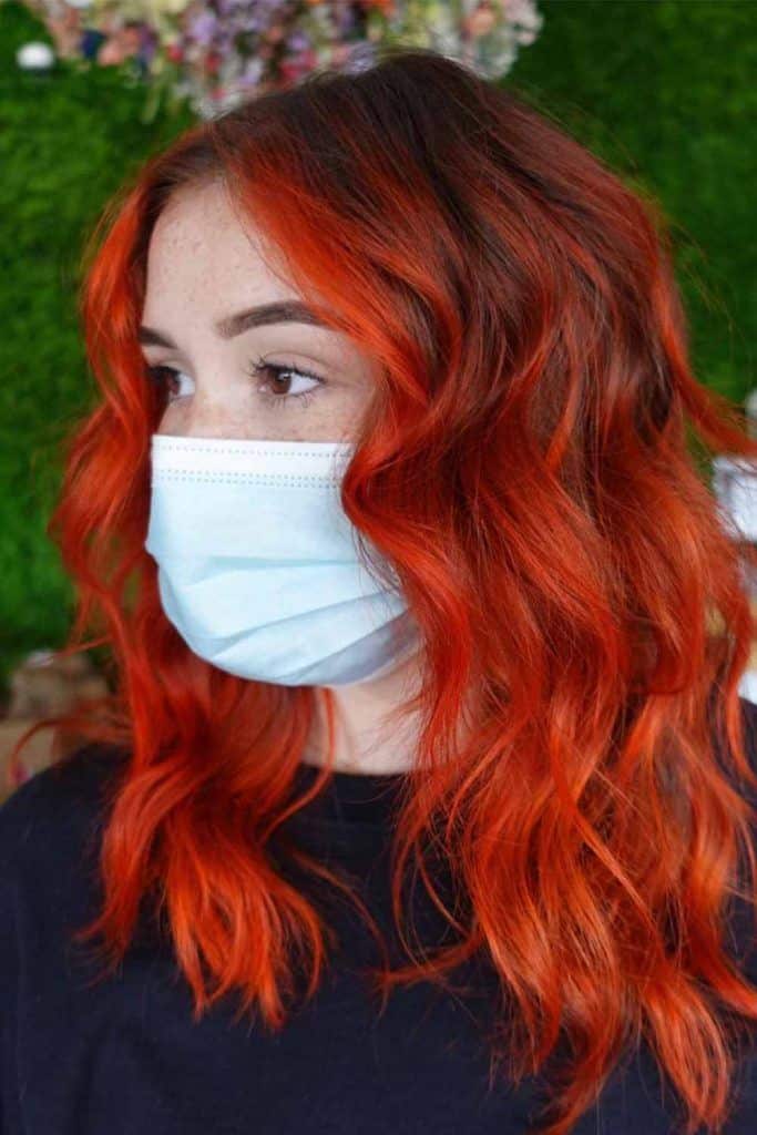 Dusty Clementine Hair Shade