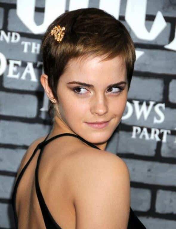 Emma Short Pixie cut