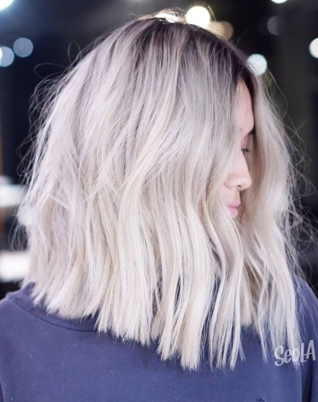 Ice Blonde with Shadow Roots