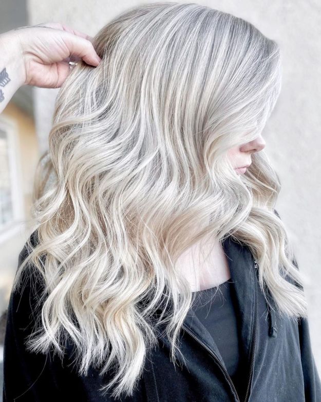 Icy Blonde Color for Winter