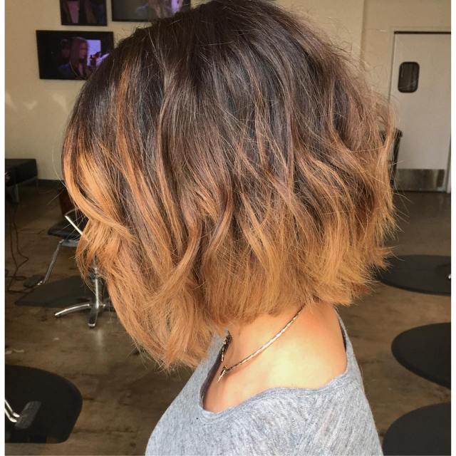 layered bob hairstyle