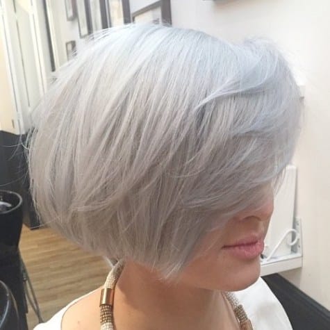 Layered Gray Bob