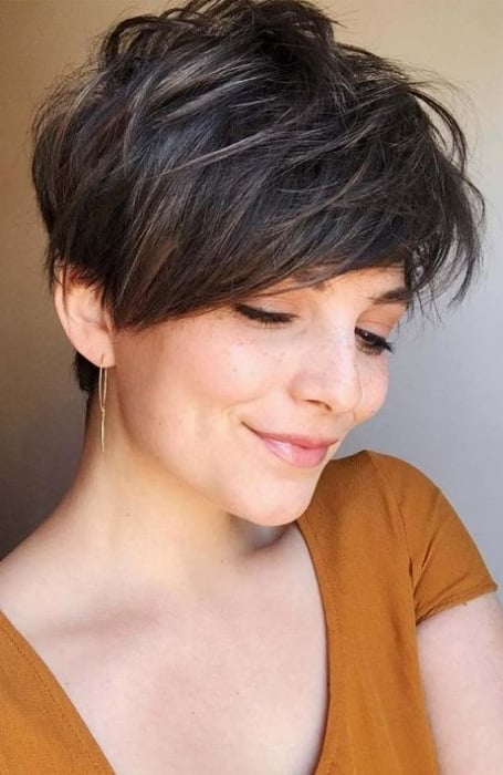 Layered Pixie Bob Haircut