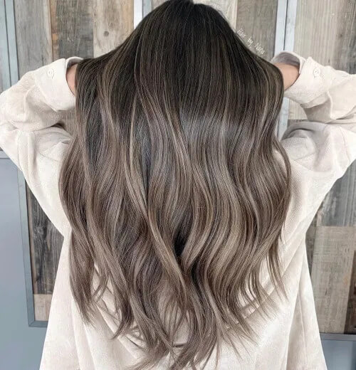 Light Ash Brown Hair With Highlights