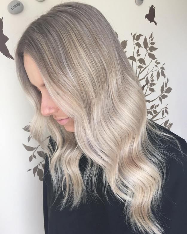 Long Ash Blonde Hair