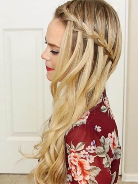 Long Waterfall Braids