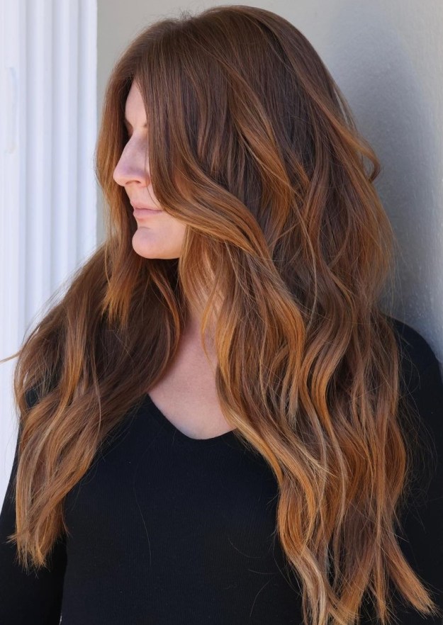 Medium Brown Hair with Low Maintenance Balayage