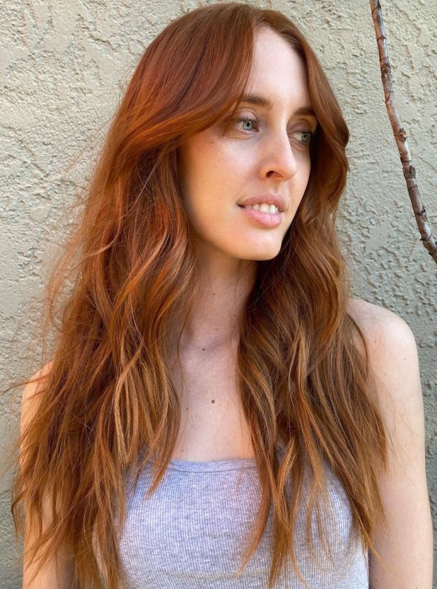 Medium Copper Brown Hair Color