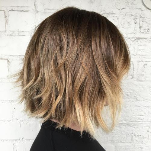 Messy Razor Cut Bob