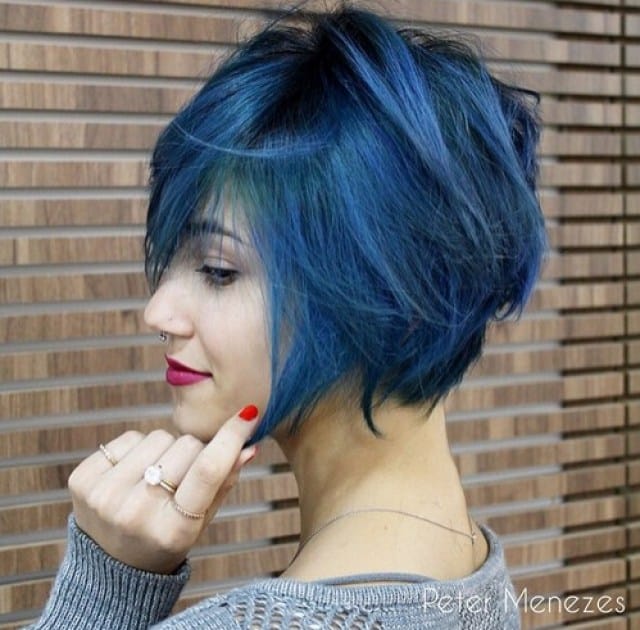 Messy, Stacked Bob Hairstyles - New Short Haircuts