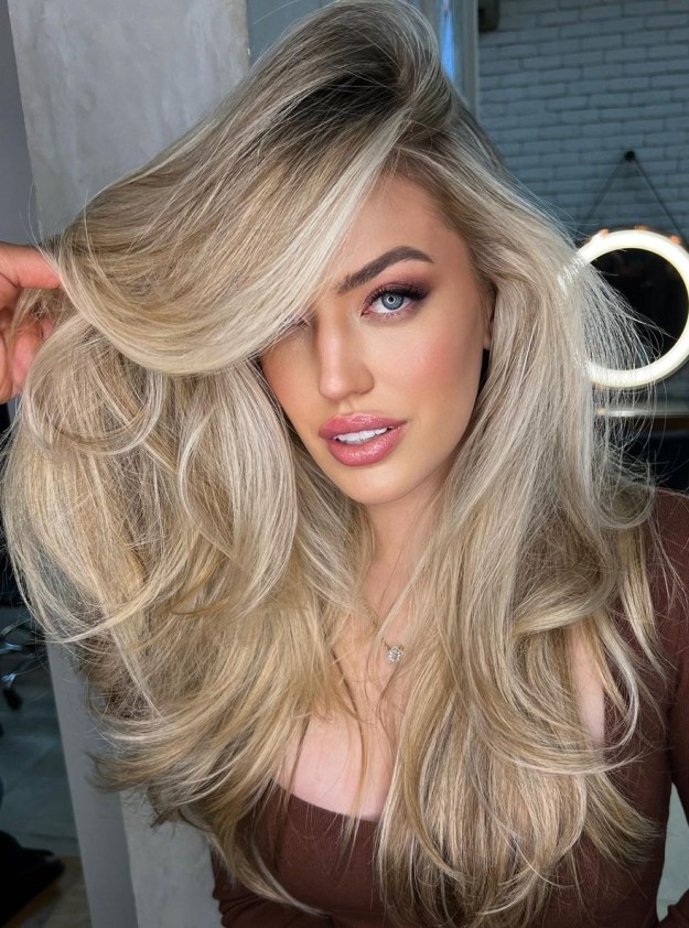 Naturally Blonde Hair with Highlights and Lowlights