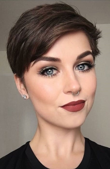 Pixie Bob Haircut For Oval Face