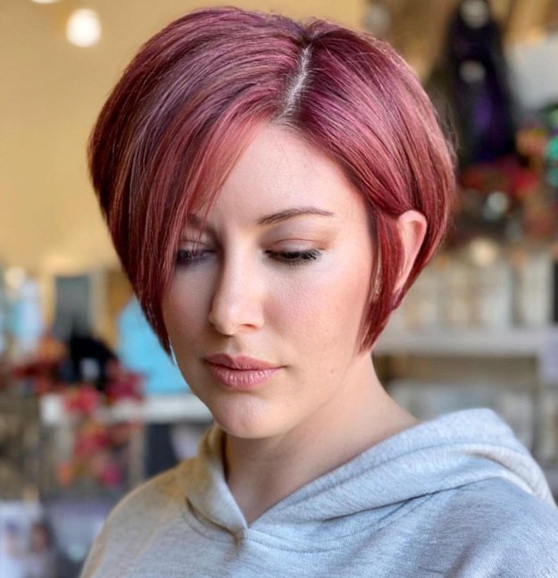 Pixie Bob with Longer Face Framing Layers