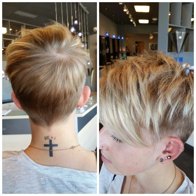 pixie haircut