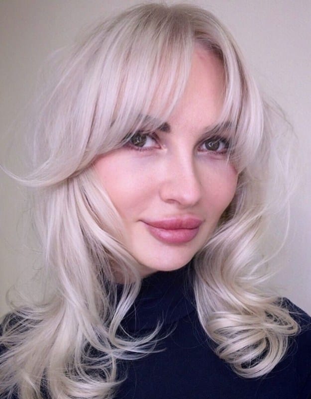 Platinum Blonde Shade on Fair Skin