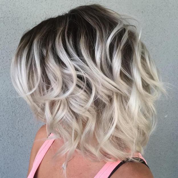 Platinum Wavy Bob