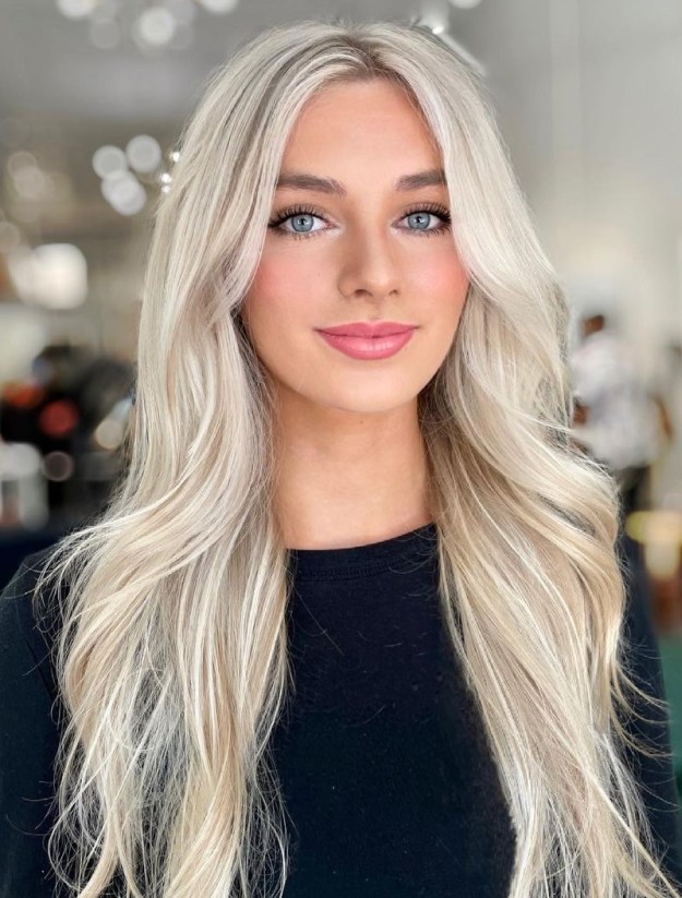 Platinum White Hair Color