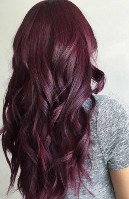 Plum Red Hair