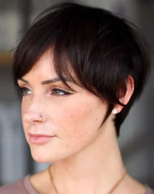 Pretty Long Pixie Haircut